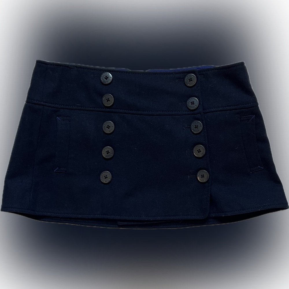 Vintage Y2K American Eagle Wool Mini Skirt